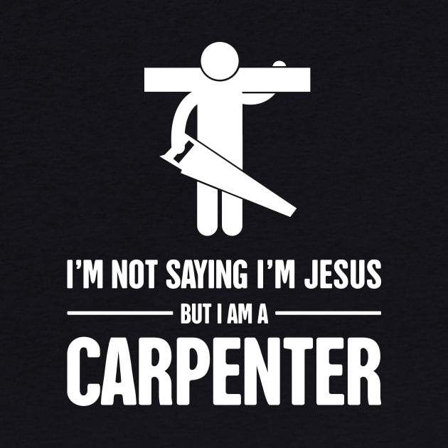 Funny Christian Carpenter Jesus Graphic by MeatMan